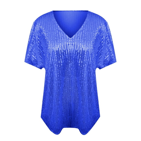 Womens Tops Short Sleeve s V Neck Plain Color Soft Loose Fitting Summer T Shirts Fashion Clothes Blouses Dressy Casual Women