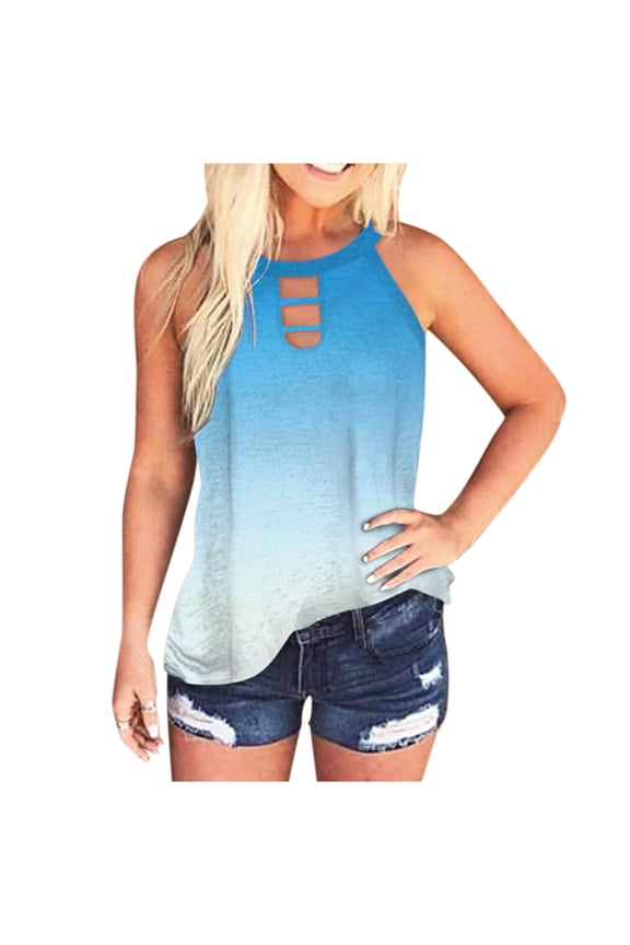 Womens Tops Sleeveless Loose Fit Petite Clothing for Women,White,M