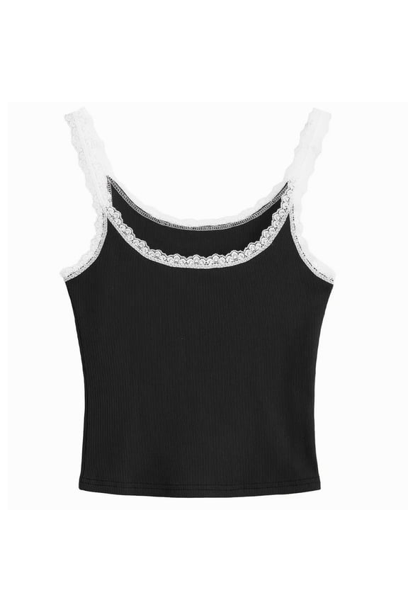 Womens Tops Solid Color with Chest Bra One Tank Top