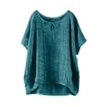 thumbnail image 1 of Everyday Short Sleeve Tops for Women Loose Fit Summer Trendy Blouse, 1 of 6
