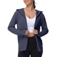 thumbnail image 1 of Womens Tops Sun Shirts Jacket Zip Up Hoodie Long Sleeve Ice Outdoor with Pockets on Sale, 1 of 6