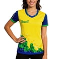 thumbnail image 1 of Womens Tops T-Shirts Graphic Football Short Sleeve Athletic Crewneck Soft Breathable Fans Players Boho Shirts, 1 of 5