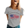 thumbnail image 1 of Womens Tops T-Shirts Graphic Print Anniversary Lettering Short Sleeve Boho Shirts, 1 of 4