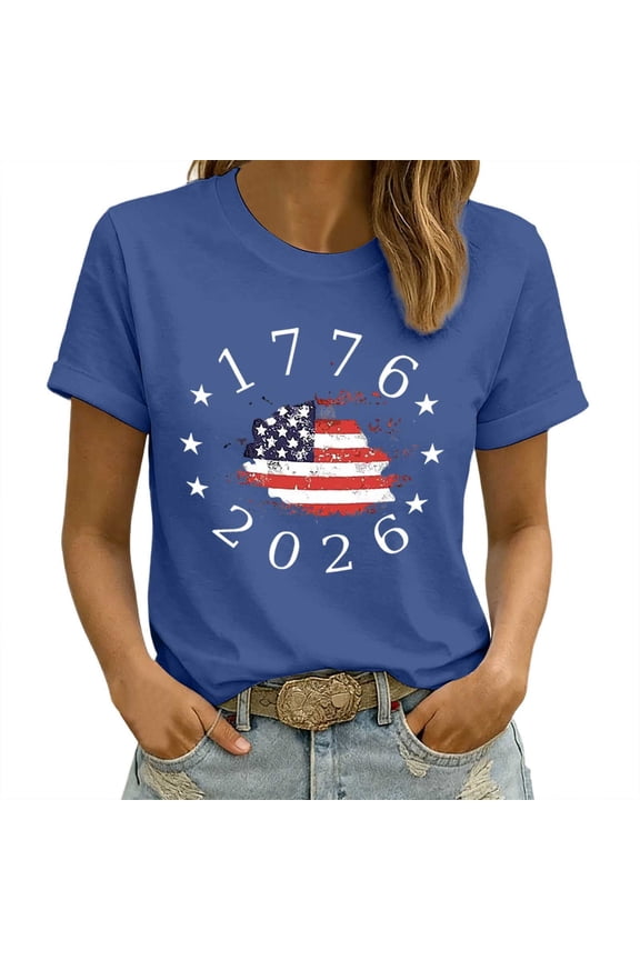 Womens Tops T-Shirts Relaxed Fit Graphic Eye Catching Print Tees