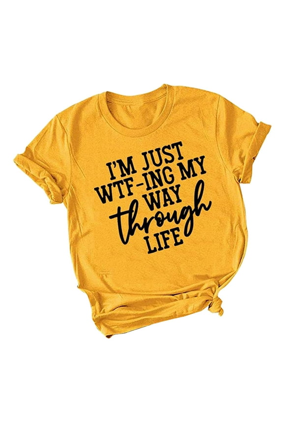 Womens Tops & T-Shirts,Women's Printed Plus Size O-Neck T-Shirts Short Sleeve Graphic Tee Tops