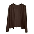 thumbnail image 1 of Womens Tops Thin Long Sleeve Summer Sun Protection Loose Cardigan Trendy Tops, 1 of 6