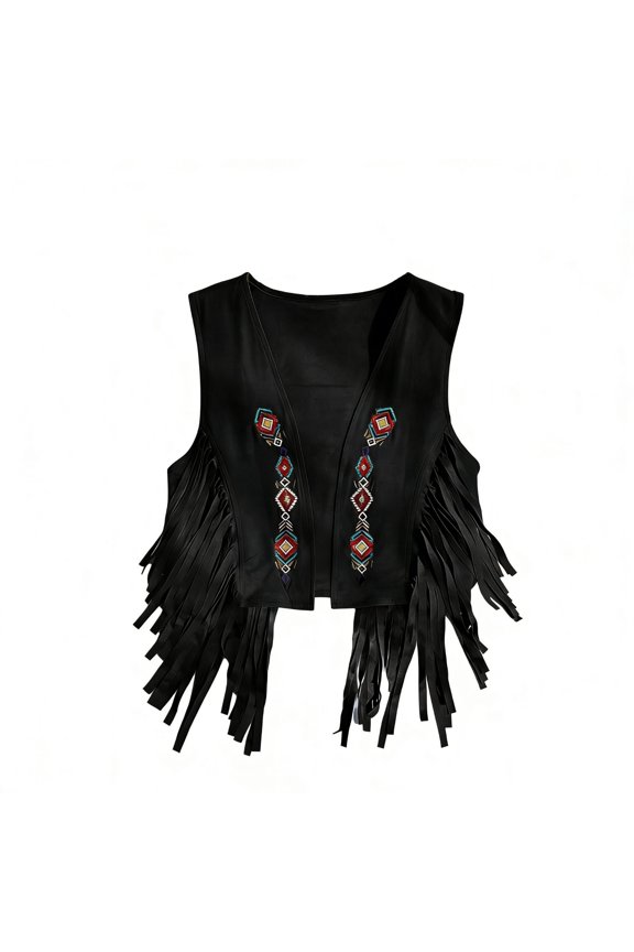 Womens Tops Trendy Fringe Open Front Vest Cardigan Layering Knit Cover Up Style Petite Clothing for Women,Black,XL