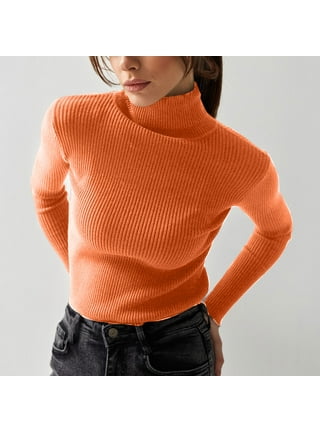 Orange turtleneck walmart hotsell