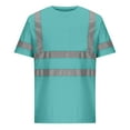 thumbnail image 1 of Womens Tops Under $10 T Shirt for Men Construction ANSI Class 3 Reflective Safety Shirts High Visibility Short Sleeve Work Shirt Mint Green XXXXXL, 1 of 2