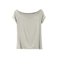 thumbnail image 1 of Womens Tops V Neck Summer Petal Sleeve Casual Tshirts, 1 of 7