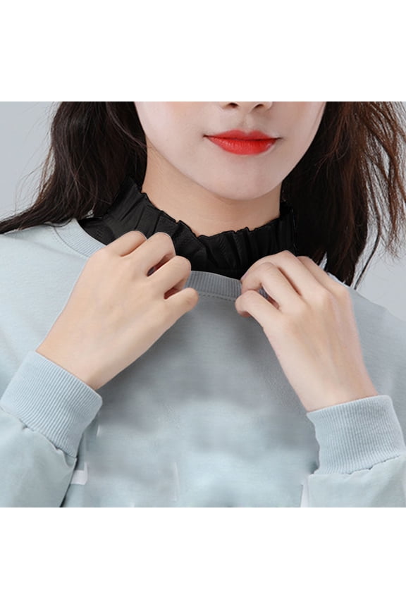 Womens Tops White Detachable Half Shirts Business Two Shirt Colla Tops Colla Shirt Top Tops for Women Applique Laye Blouse Turtleneck Top for Women Shirt Dickey Colla Shirt Junior Turtleneck Colla Bib