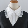 thumbnail image 1 of Womens Tops White Detachable Half Shirts Business Two Shirt Formal Shirts for Women Colla Shirt Attachment Small Half Turtleneck Half Shirts for Layering Button up Half Womens Dress Shirt Button up, 1 of 6