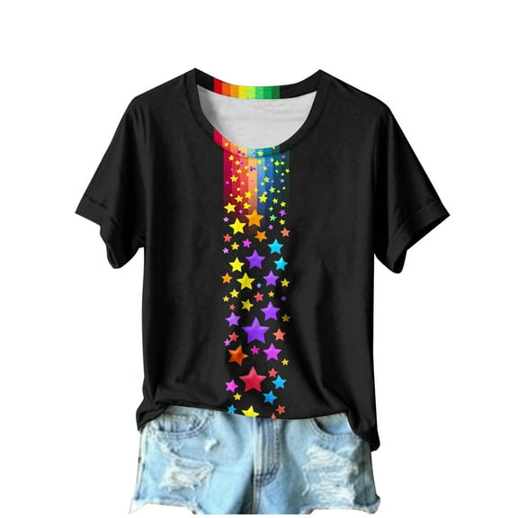 Womens Tops, Women Casual Tops Trendy Black Blouses for Women Fashion 2025 Shirts for Women Dressy Casual Plus Basic Fitted Tees Warehouse Today Shipping