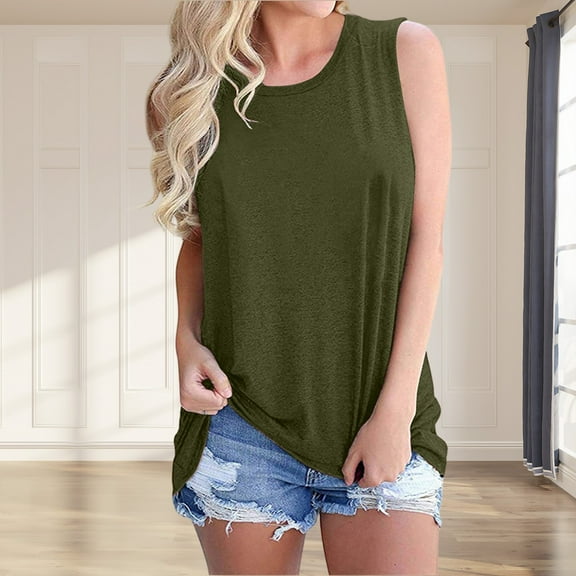 Womens Tops Women Tank Tops Sleeveless Casual Elegant Shirts Blouses Shirts for Women