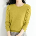 thumbnail image 1 of Womens Tops Women's Fashion Casual Long Sleeve Soft Comfort Knit Top, 1 of 7