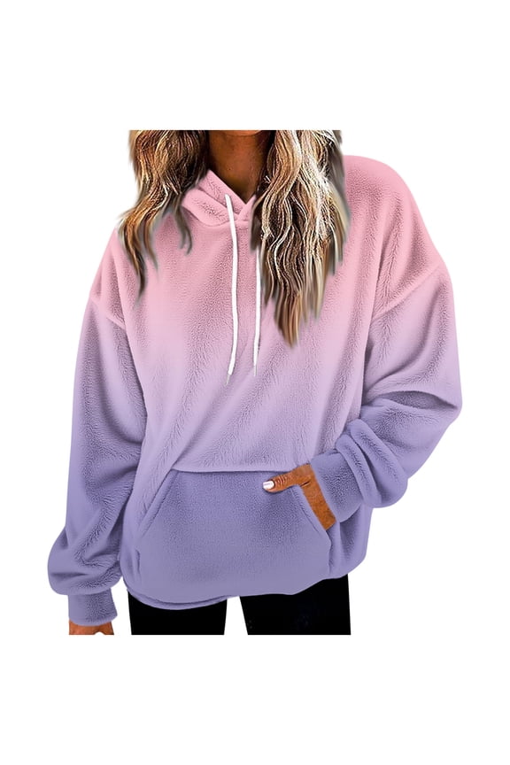 Womens Tops, Women's Fashion Hoodies & Sweatshirts Long Sleeve Drawstring Hoodies Western Aztec Print Oversized Fall Tops Clothes Pink XXL