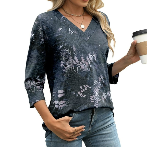Womens Tops Women's Short Sleeved Solid Color Pocket V Neck Loose T Shirt Top Shirts for Women