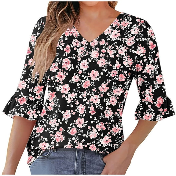 Womens Tops, Womens Tops Dressy Casual Tunics Periwinkle Ladies Tops And Blouses Petite Plus Size Womens Shirts Dressy Casual Womens Workout Tops Set Running Shirts