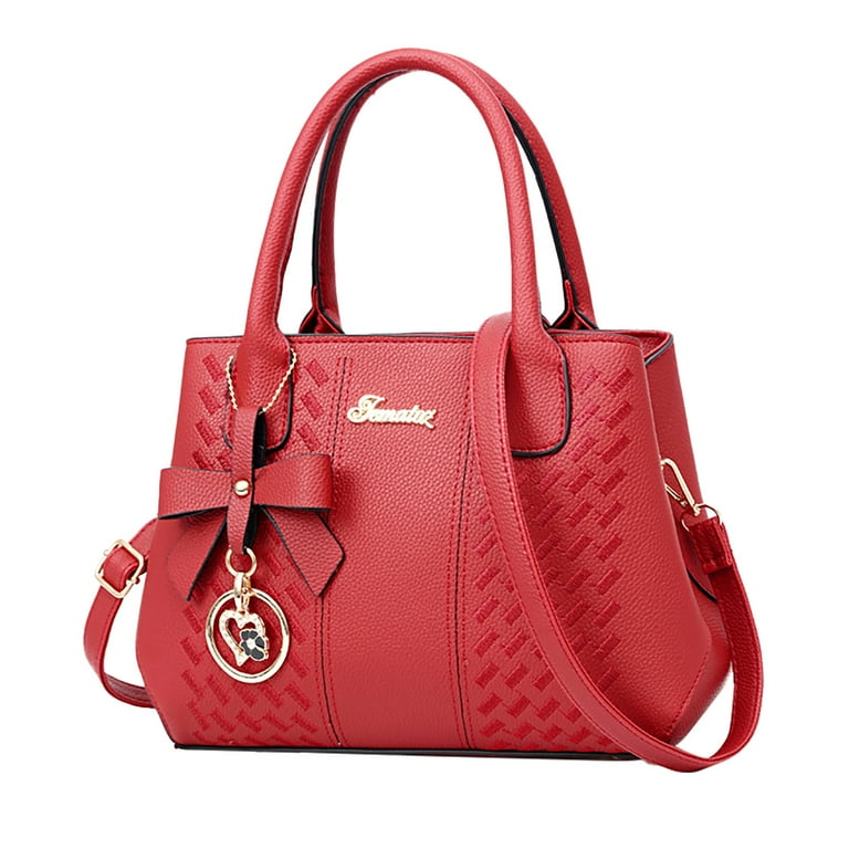 Medium Red Fashion Woman Shopping cheapest Bag