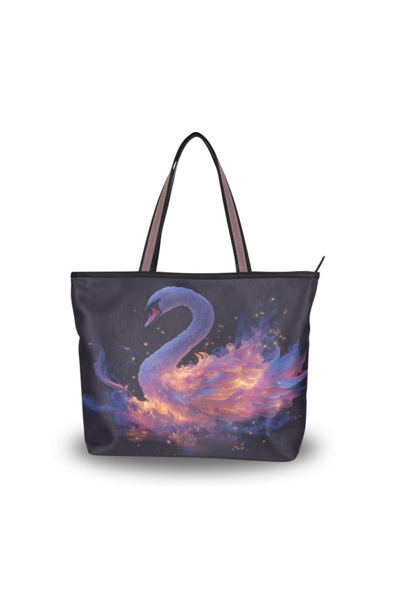Womens Tote Bag Fashion Handbags Shoulder Bag Lightweight & Multi-Compartment Carryall Elegant Swan L