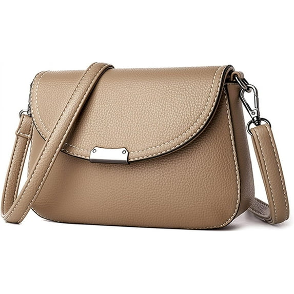 Womens Tote HandBag PU Leather Crossbody Shoulder Bag Retro Classic Small Purse Clutch with Zipper