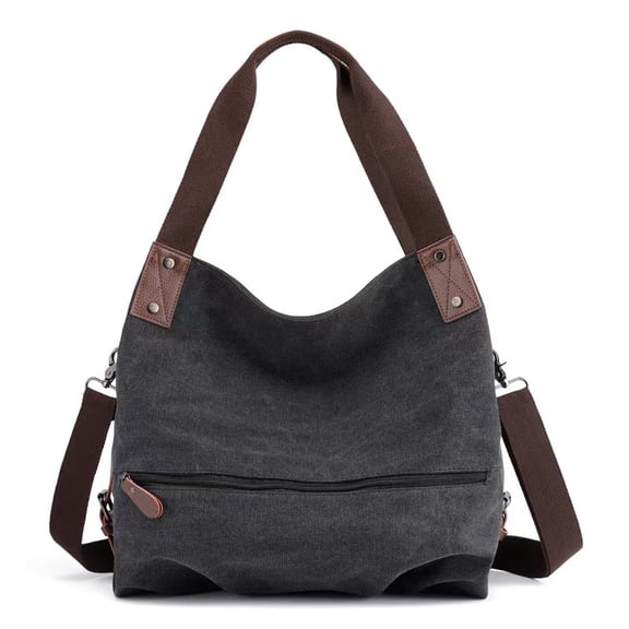 Womens Tote Handbag Satchel Hobo Shoulder Bag Casual Canvas Crossbody Bag Shopping Travel Purse