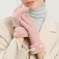 thumbnail image 1 of Womens Touch Screen Phone Fleece Windproof Gloves Winter Warm Wear, 1 of 3