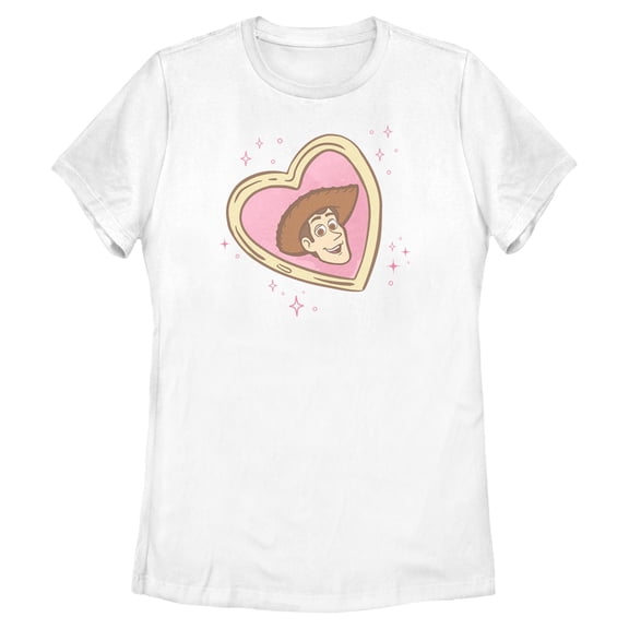 Womens Toy Story Woody Heart Locket T Shirt