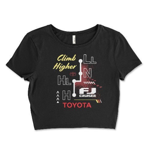 Womens Toyota FJ Cruiser Crop Top Conquer the Trails in Style