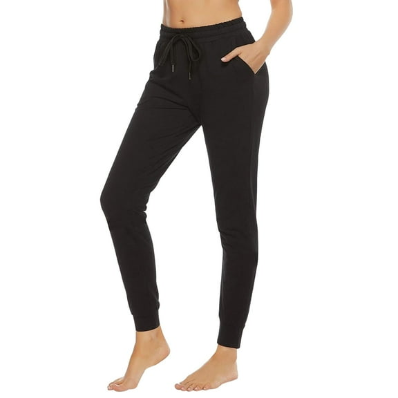 Womens Track Pants Short Length Jogging Bottoms Women's Sports Trousers Long Training Trousers Yoga Trousers Women High Waist Casual Trousers Slim Fit Sweatpants Drawstring Jogger with Pockets