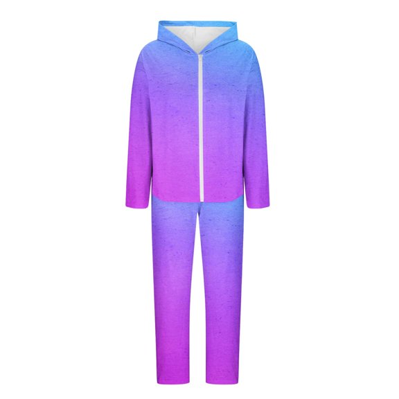 Womens Tracksuits 2 Piece Outfits Full Zip Sweatshirt Hoodie Jacket and Elastic Drawstring Long Pant Sets Sportswear (M, Pink)