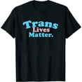 thumbnail image 1 of Womens Trans Lives Matter Gay Pride Lgbt T Shirt Black 2X-Large, 1 of 5