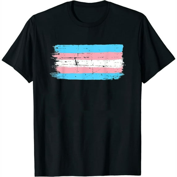Womens Transgender Flag Lgbt Pride Lgbtq Human Csd T-Shirt Black X-Large