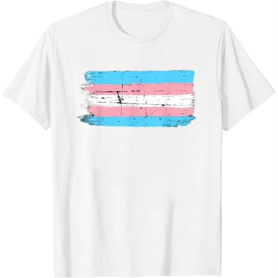 Womens Transgender Flag Lgbt Pride Lgbtq Human Csd T-Shirt White 2X-Large