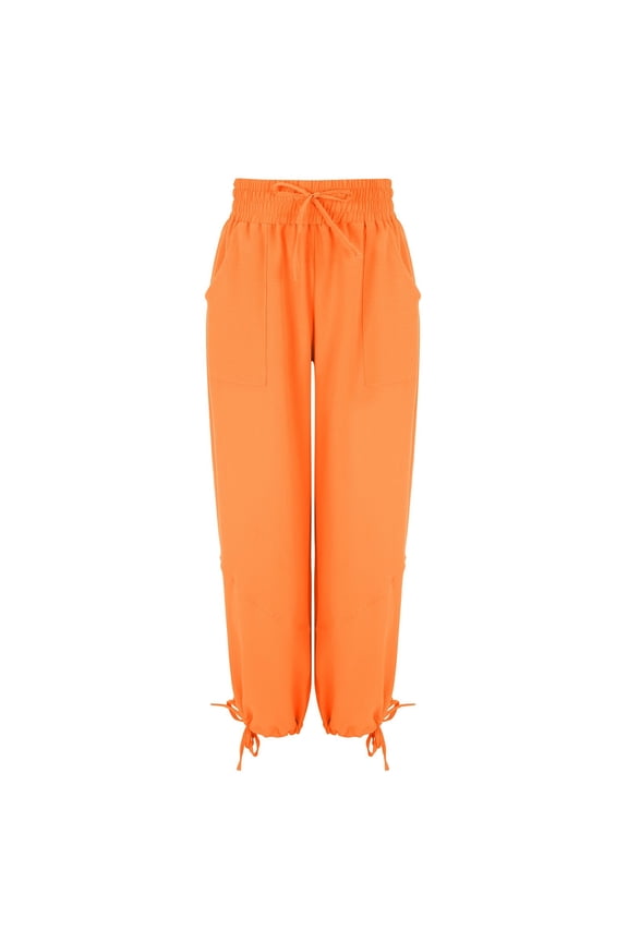 Womens Travel Pants Baggy Wide Leg Cargo Pants High Waist Sweatpants With Multi Pockets Drawstring Elastic Waist Cotton-Linen Blend Relaxed Pants 3Xl Pants For Women