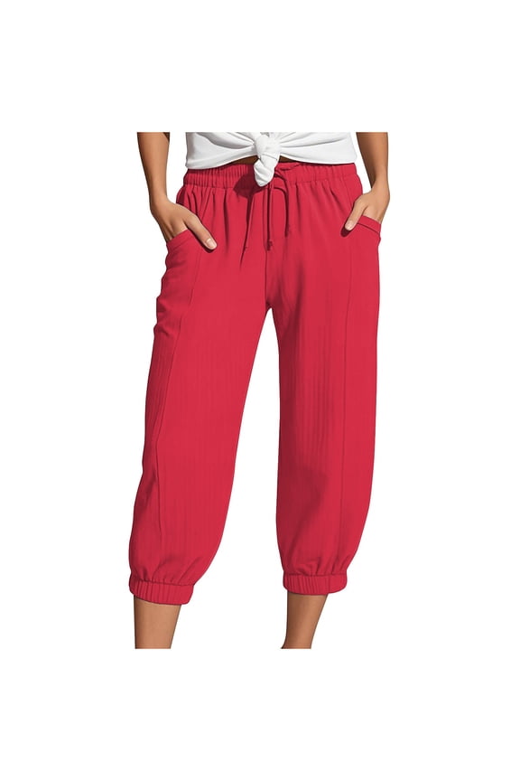 Womens Travel Pants Linen Wide Leg High Waist Beach Casual Pants With Pockets 90% Linen 10% Rayon Blend Lightweight Breathable For Warm Summertime 2Xl Pants For Women