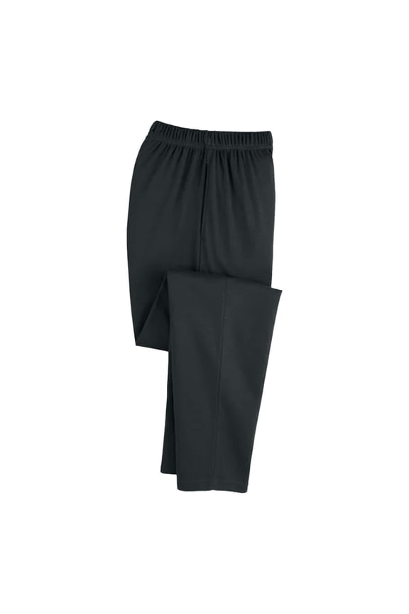 Womens Travel Pants Pockets Elastic Waist Straight Solid Color Casual Pants Drawstring Side Pockets Tapered Leg Elastic Hem Cotton Polyester Blend 4Xl Pants For Women