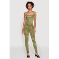 thumbnail image 1 of Womens Trendy Acid Wash Sleeveless Square Neck Jumpsuit, 1 of 4