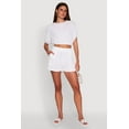 thumbnail image 1 of Womens Trendy Gauze Knit High Waisted Shorts, 1 of 4