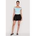 thumbnail image 1 of Womens Trendy High Waisted Mini Bubble Hem Skort, 1 of 6