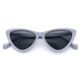 thumbnail image 1 of Womens Triangle Gothic Fashion Cat Eye Plastic Retro Sunglasses Grey - Black, 1 of 8