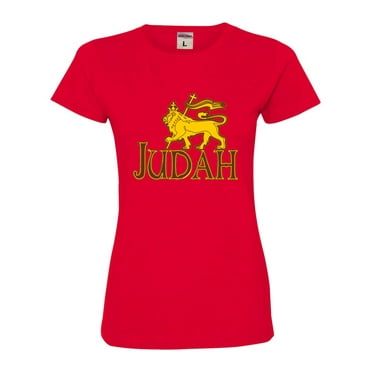 Womens Tribe Of Judah Lion Hebrew Israelites Deluxe Soft T-Shirt