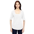 thumbnail image 1 of Womens Triblend Deep Scoop Half-Sleeve T-Shirt, 1 of 1