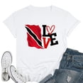 thumbnail image 1 of Womens Trinidad Independence TreeTrinidad and Tobago Clothing T-Shirt White Large, 1 of 5