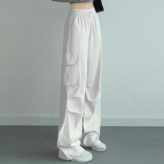 Womens Trousers Casual Pants Women White Pants Comfortable Pants for Women for Work Wide Leg Womens Pants Womens Fall Pants
