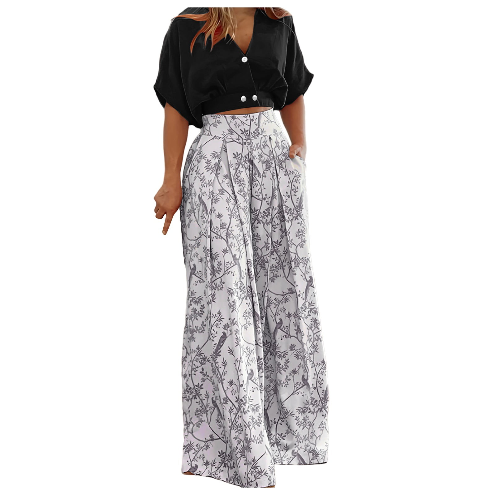 Palazzo trouser suits uk sale