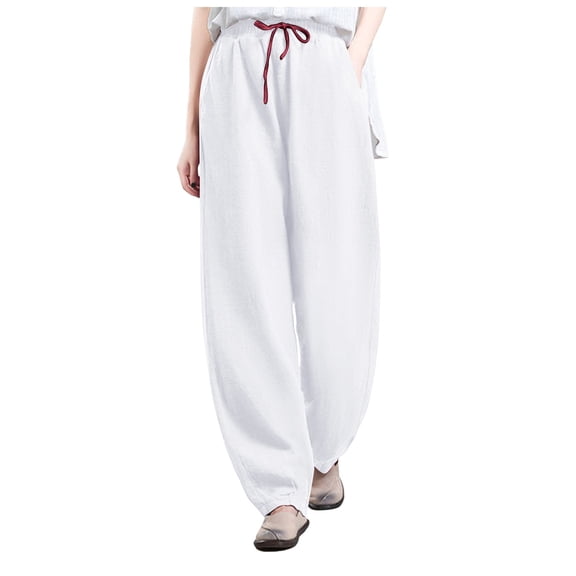 Womens Trousers Women Casual Pants WhitePants Lounge Pants for Women High Waist Pants Women with Pockets Fall Pants for Women