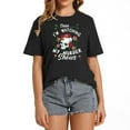 thumbnail image 1 of Womens True Crime Junkie Shhh I'M Watching My Murder Shows Round-Neck T-Shirt, 1 of 5
