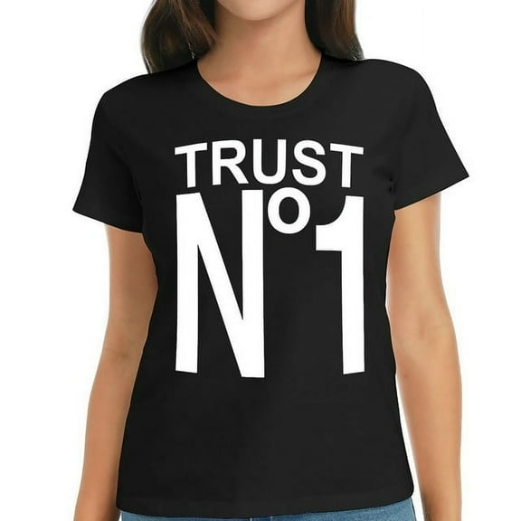 Womens Trust No One Shirt Hip Hop Worldwide Hip Hop Family Rap Legends Black