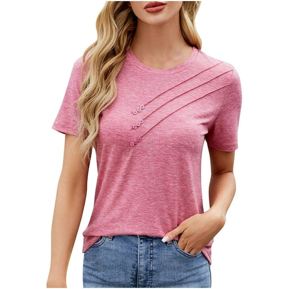 Womens Tshirts Cotton Loose Fit Womens Shirt Graphic Tees for Women Women V Neck T Shirt Women’S Clothing Cruise Tops for Women 2025